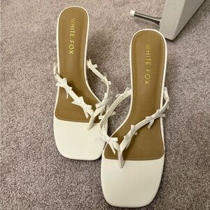 White fox heels
